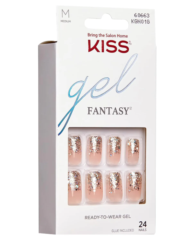 Kissgel Fantasy Medium Length Nails 24's KISS