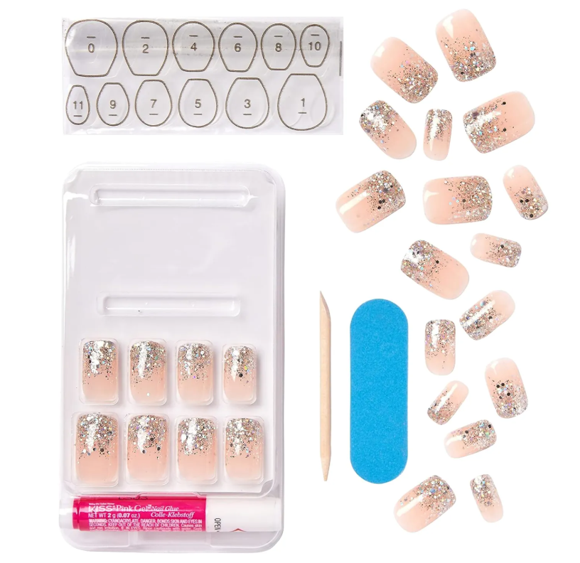 Kissgel Fantasy Medium Length Nails 24's KISS