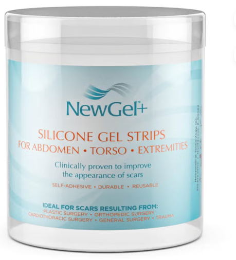 NewGel+ 24" x 2" Abdomen/Extremity Silicone Strip, Clear NG-364, Pack of 1's