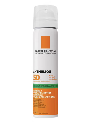 La Roche-Posay Anthelios Anti-Shine Invisible Sunscreen Face Mist SPF50 For All Skin Types 75ml