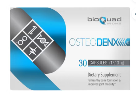 BioQuad Osteodenx Dietary Supplement Capsules For Bone & Joint Support, Pack of 30’s