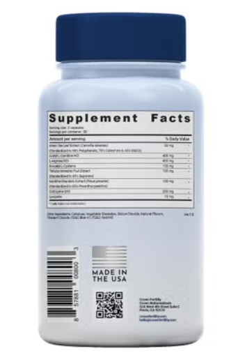 Crown Fertility Ultra His Fertility Support Capsules 60's