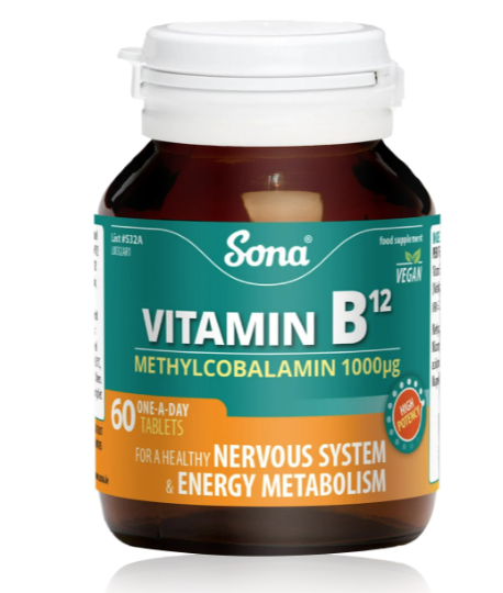 Sona Vitamin B12 1,000 µg – 60 Tablets