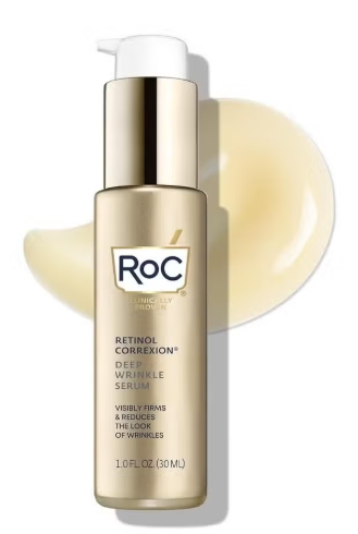 Retinol Correxion Deep Wrinkle Retinol Face Serum with Ascorbic Acid, Daily Anti-Aging Skin Care Treatment for Fine Lines, Dark Spots, Acne Scars, 1 Ounce