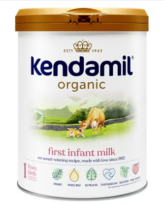 Kendamil Organic Stage 1 First Infant Milk Formula For 0 To 6 Months 800g