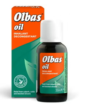 Inhalant Decongestant Oil For Cold & Sinuses Relief 30ml