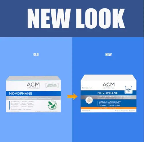 ACM Novophane Capsules, Food Supplement For Hair & Nail Growth, Pack of 60's ACM