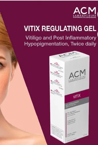 ACM Vitix Pigmentation Regulating Gel For Face & Body, Re-Pigmentation Treatment For Vitiligo 50ml ACM