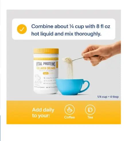 Vital Proteins Collagen Creamer, Vanilla, 10.7 oz Vital Proteins