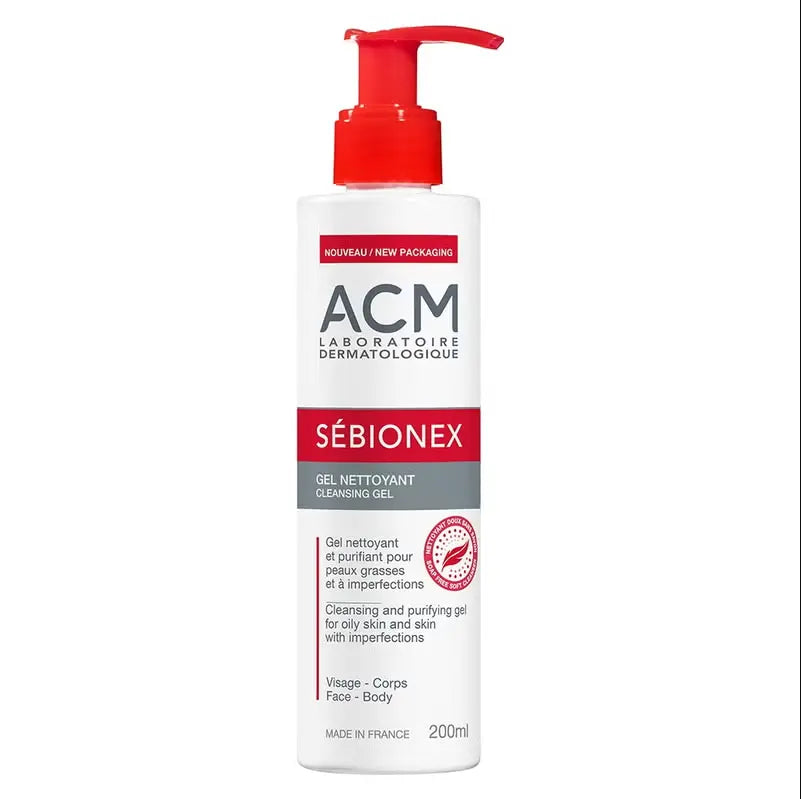 ACM Sebionex Cleansing Gel For Oily And Acne-Prone Skin 200ml ACM
