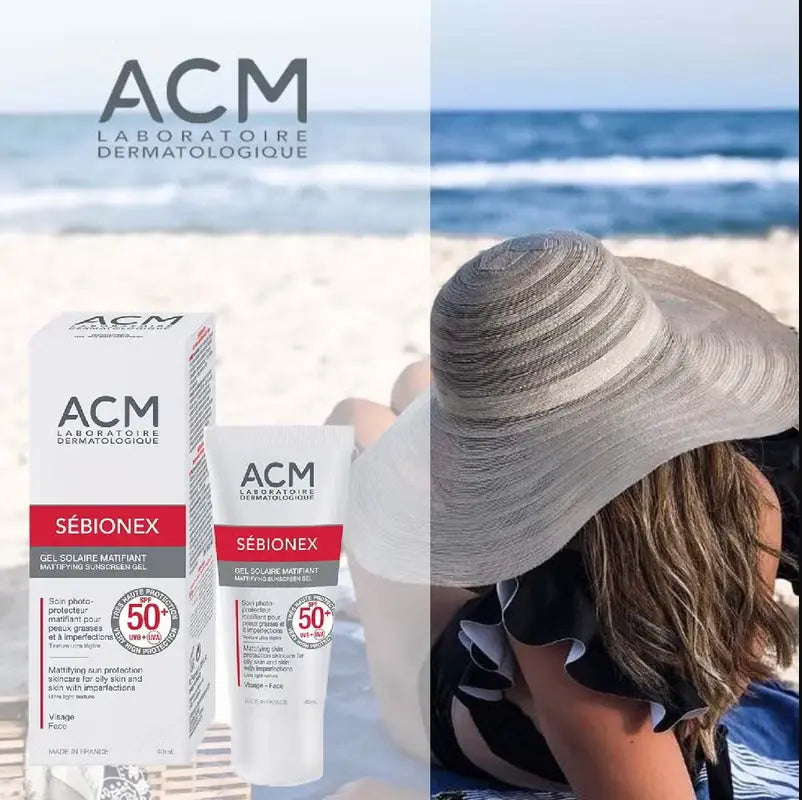 ACM Sebionex SPF50+ Mattifying Sunscreen Gel 40ml ACM