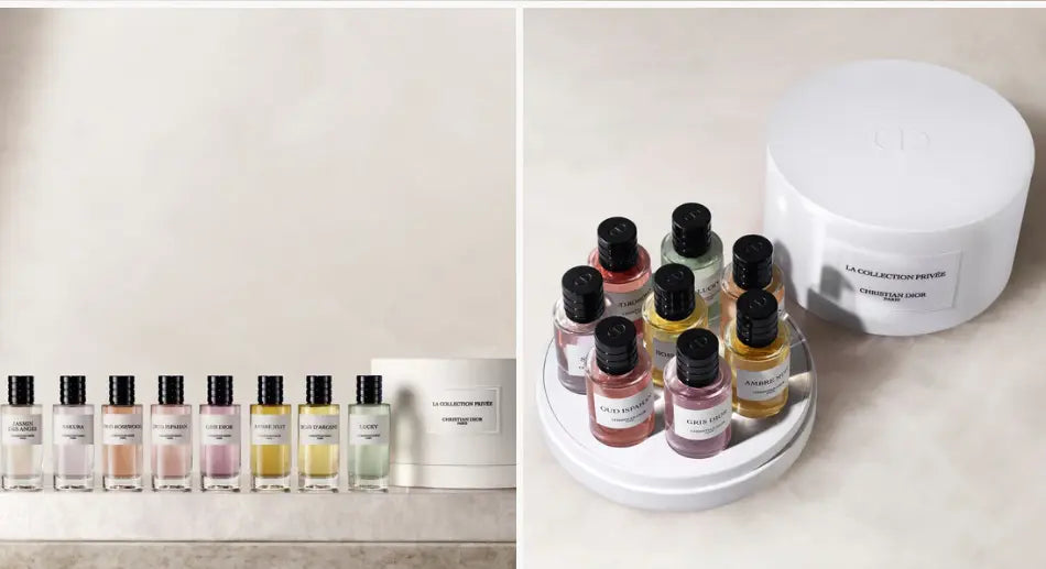 THE PERFUMER'S SET Set of 8 Fragrance Miniatures Christian Dior