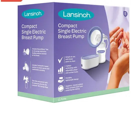 Lansinoh Compact Single Electric Breast Pump Lansinoh