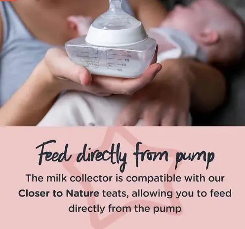 Tommee Tippee Made For Me In-Bra Wearable Electric Breast Pump Single- White/Pink Tommee Tippee