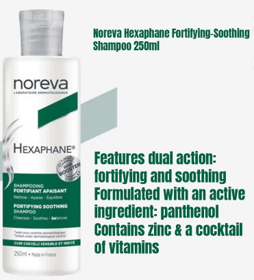 Noreva Hexaphane Fortifying-Soothing Shampoo 250ml Noreva