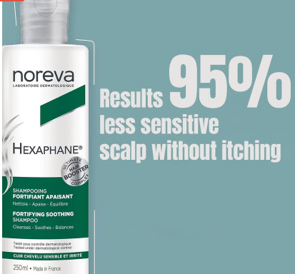 Noreva Hexaphane Fortifying-Soothing Shampoo 250ml Noreva