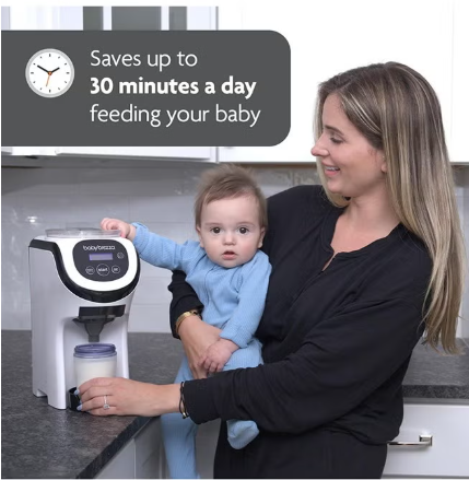 Formula Pro Mini Baby Formula Mixer Machine Fits Small Spaces and is Portable for Travel– Bottle Makers Makes The Perfect Bottle for Your Infant On The Go, White baby brezza