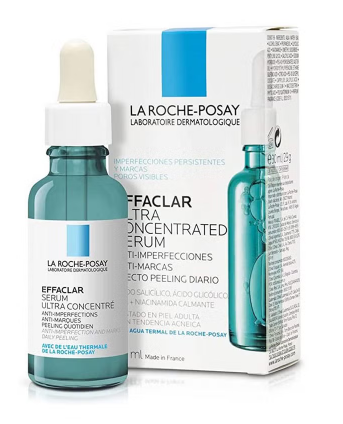 La Roche-Posay Effaclar Ultra Concentrated Anti-imperfection Serum With Salicylic Acid, Glycolic Acid & Niacinamide For Oily & Acne Prone Skin 30ml