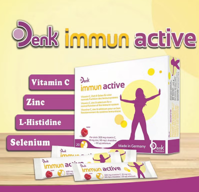 Denk Immun Active Oral Raspberry Sticks 20's www.plcgcc.com