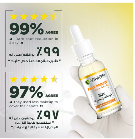 Garnier Skinactive Fast Bright 30x Vitamin C+ Serum 30 ml