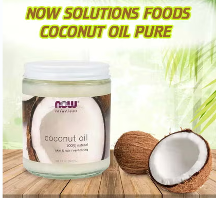 Now Solutions Natural Coconut Oil For Skin & Hair Revitalizing 207ml
