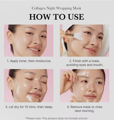 Medicube Collagen Night Wrapping Peel Off Face Mask With Niacinamide & Ceramides 75ml