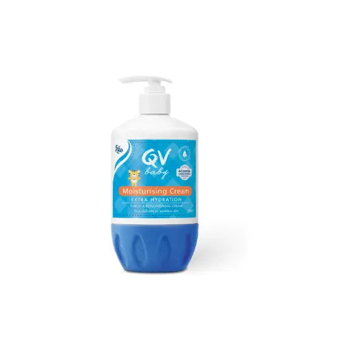 QV Baby Moisturising Cream 500g | Hypoallergenic, Gentle Hydration for Sensitive Skin QV