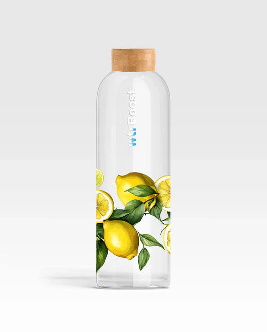 WTR Boost Borosilicate Amalfi Glass Bottle - 600ml