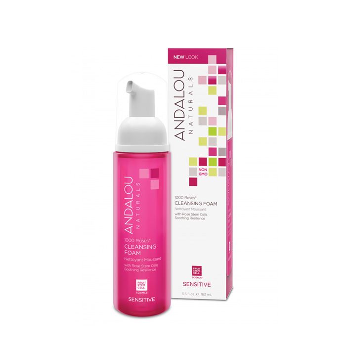 Andalou Naturals 1000 Roses Cleansing Foam - 163 ml