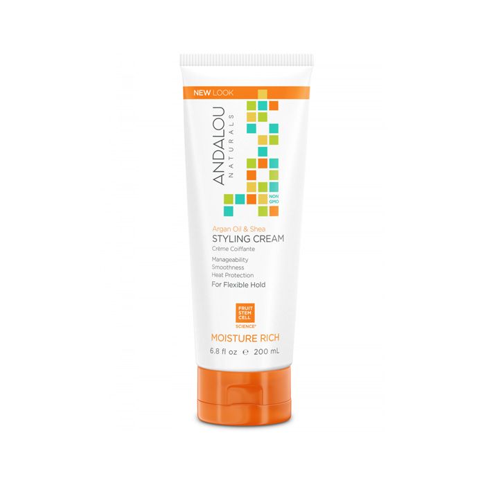 Andalou Naturals Argan Oil + Sweet Orange Smooth Hold Styling Cream - 200ml