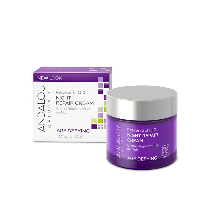 Andalou Naturals Resveratrol Q10 Night Repair Cream - 50 ml