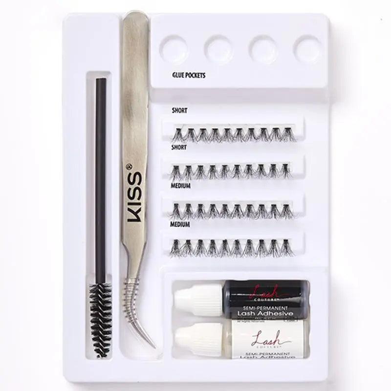 Kiss - 3D Synthetic Eyelash Extensions Kit KISS