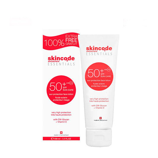 Skincode Sunscreen Face Lotion Spf50+ 100ml