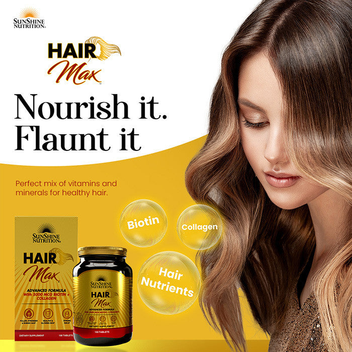 Sunshine Nutrition Hair Max - 100 Tablets