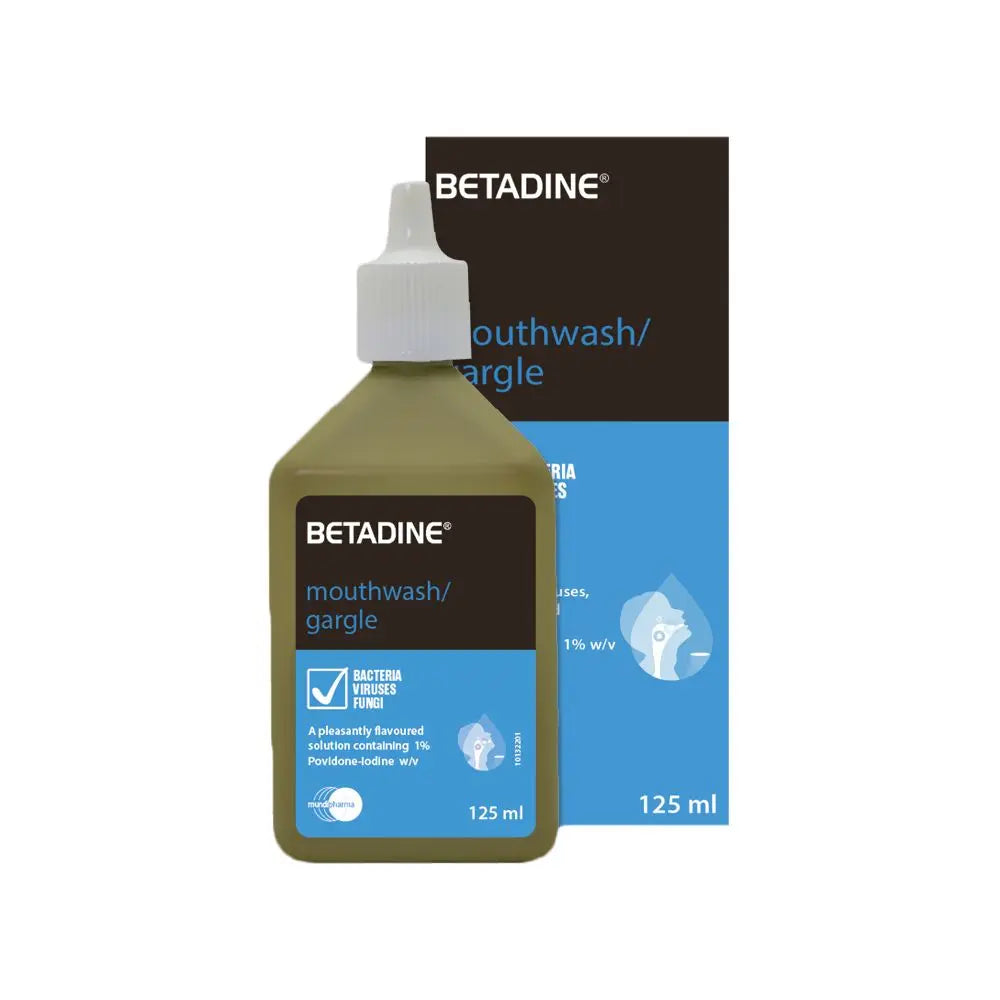 Betadine Mouthwash/Gargle 125 mL Betadine
