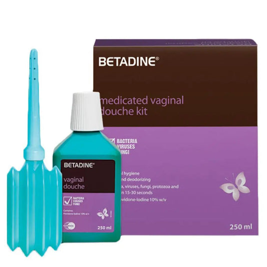 Betadine Medicated Vaginal Douche Kit 250 mL Betadine
