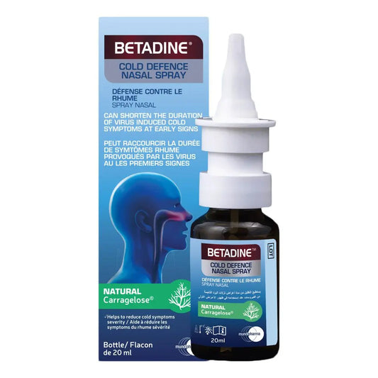 Betadine Cold Defense Nasal Spray 20 mL Betadine