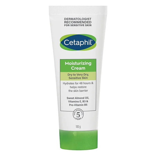 Cetaphil Moisturizing Cream, Face & Body Moisturizer For Men & Women With Dry to Very Dry Sensitive Skin, Unscented, 100g Cetaphil