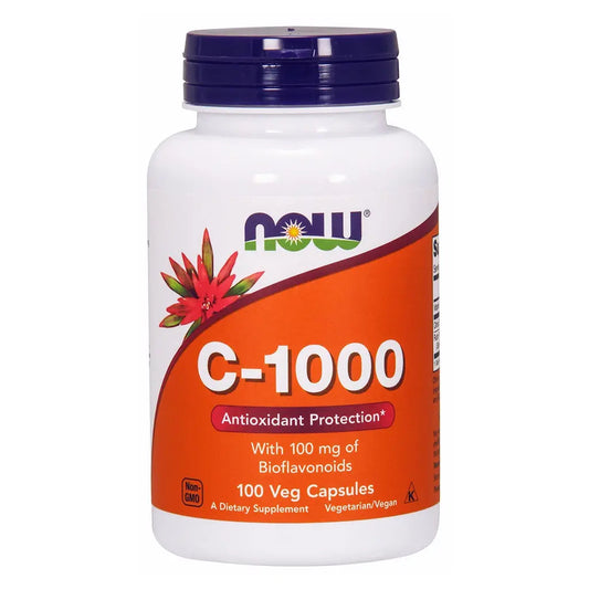 Now C-1000 Vitamin C Tablets For Antioxidant & Immune Support, Pack of 100's Now