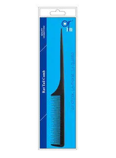 Or Bleu Rat Tail Comb Black HB-256 Or Bleu