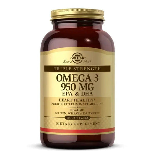 Solgar Omega 3 950 mg Softgels 100's Solgar
