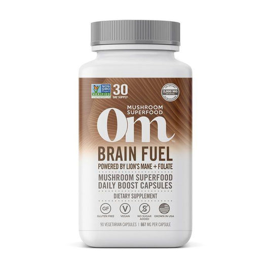 Om Brain Fuel Mushroom Superfood 90 Vegetable capsules