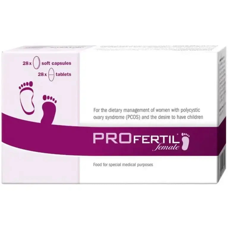 PROfertil® Female With Folic Acid & Omega-3, Fertility Support Pill For Women 10 % profertil