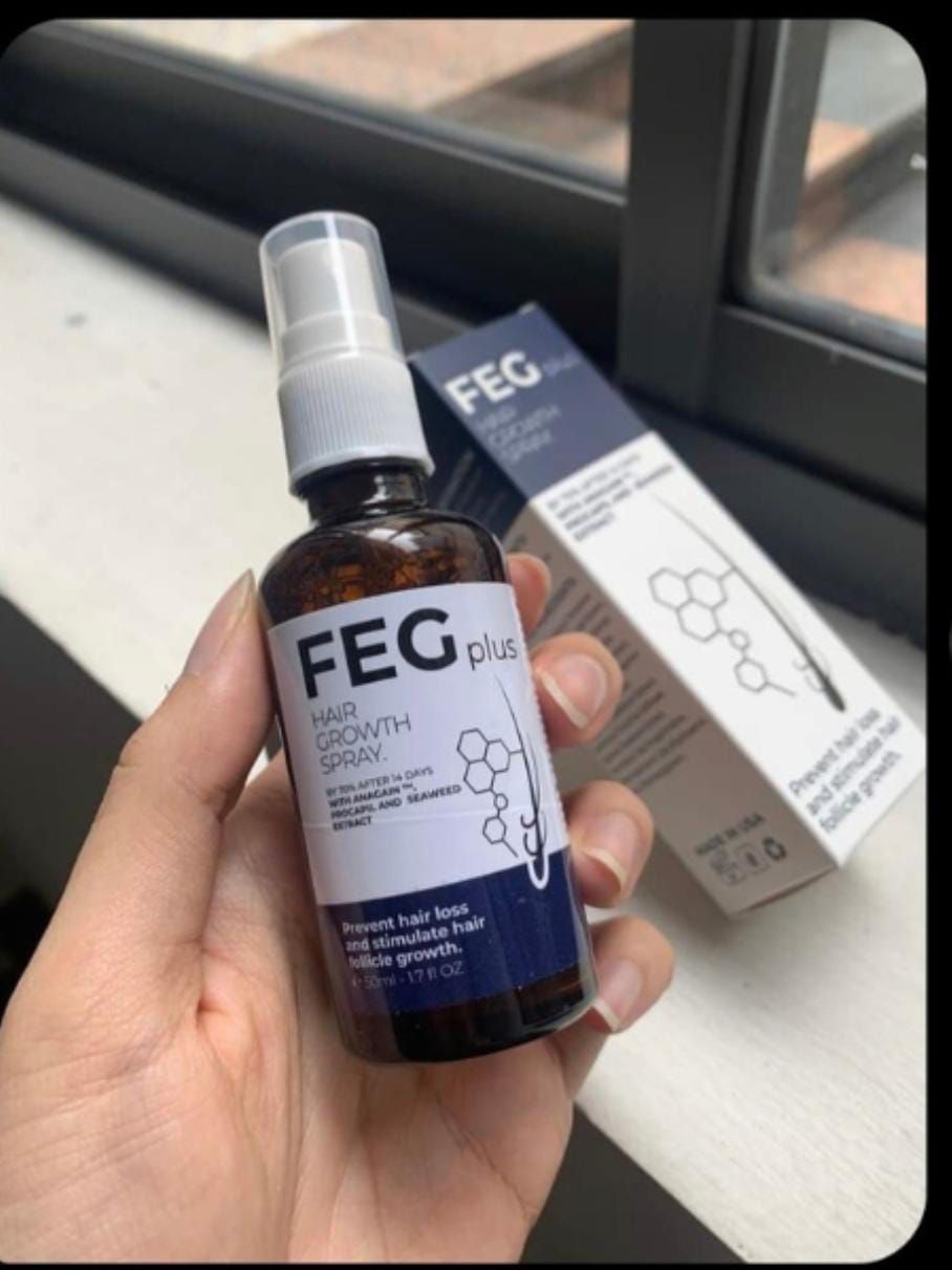 FEG Plus Hair Growth Serum with Hair Roller ( Original)