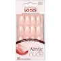 Kiss Salon Acrylic Nude French Nails KISS