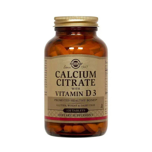 Solgar Calcium Citrate With Vitamin D3 120 Tablet Solgar